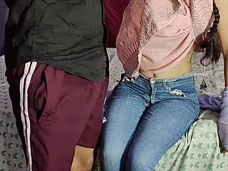 cheating with hot virgin redhead behind girlfriend's back