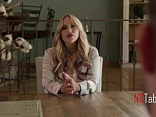 love that curvy milf boss desk tease at work