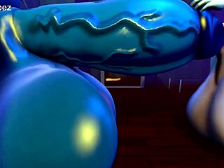 mighty silverzard shemale anal big cock huge tits assfucking