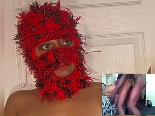 Reaction Video Ebony Squirting While Watching Xvideos Eye Rolling Orgasms