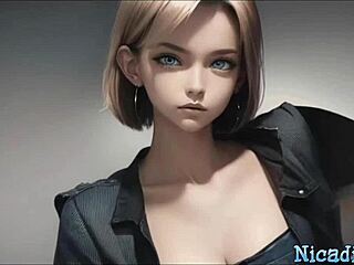 Busty Young AI Girl Loves Riding on a Fat Cock in This Scene