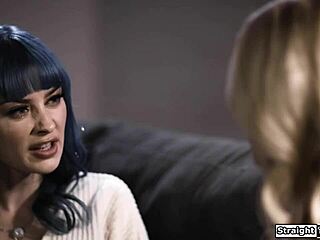 Milf Landlady Seduces Busty Babe into Licking