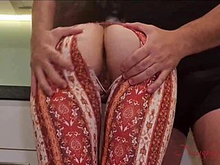 Maid cleaner bends over for creampie extra tip