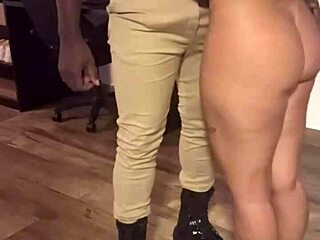 Japanese Hottie Calls Firefighter to Fuck Her Tight Ass with Big Black Cock