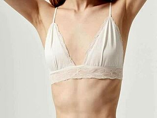 Cute Lingerie Models Barefoot Panties Tease Emotions