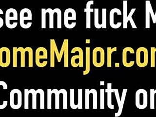 makayla cox bounces on rome major's monster cock wildly