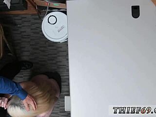 hardcore hd fucking young blonde petite teen ass by black amateur couple in police uniform