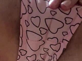 Watch me rub my hairy pussy to orgasm under the classroom desk