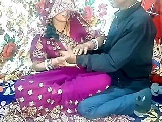 Indian bride teases with feet and gets anal fisting from husband in hospital roleplay.