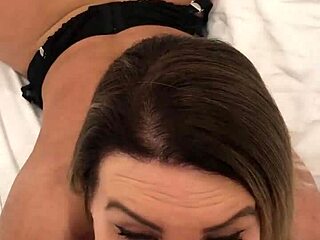 Sophie James Fucks Sucks Big Cocks Shaved Pussy Tanned Milf POV