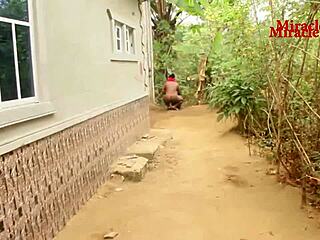 Landlord Daughter Bathes Outside Hardcore Doggystyle