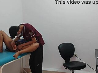 im so horny as student in office