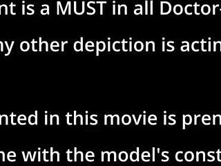 peek behind dr tampa's relaxed gyno exam with mira monroe