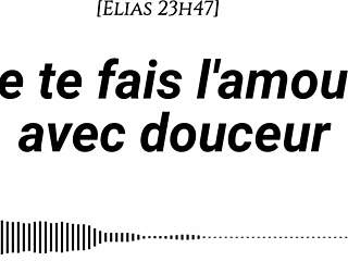 listen to us making sensual love with slow cunnilingus