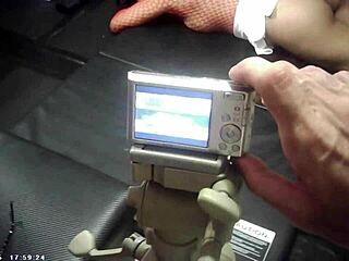 Behind the scenes, glasses-wearing half-Asian big-boob babe powerfucked loud in hardcore pussy pounding