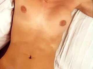 Petite babe wakes to dick pounding then facial cumshot