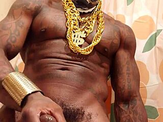 worshipping that massive black hairy cock endlessly