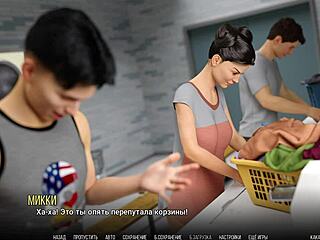 college cheerleader sneaks rough sauna fuck with huge cock buddy