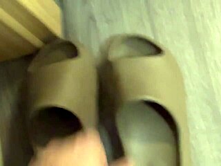 cute college blonde paints balls in sexy bunny outfit