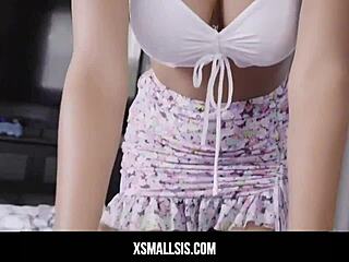 xsmall black teen stepsis alina ali big natural tits fucked pov orgasm