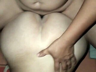 hot wife gets bent over doggystyle pounding after friend's huge cock tease