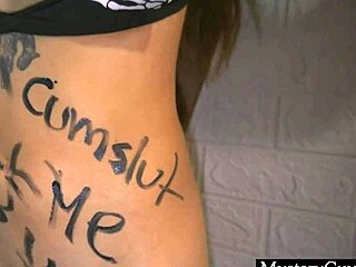 training this huge ass latina slave for black cock domination and spanking