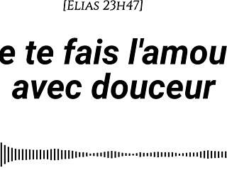 listen to us making sensual love with slow cunnilingus