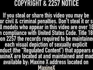 wanna see maxine x pantyhose dildo fuck her oiled ass?