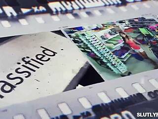 officer nicky spots daisy fox's dumb shoplift and takes her to office 😏