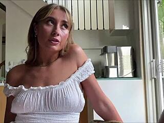 Alex Adams chains lily phillips for intense dungeon submission tease