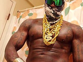 worshipping that massive black hairy cock endlessly