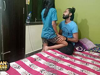 Skinny desi gf pounded hard by hunk 😈🍆💦