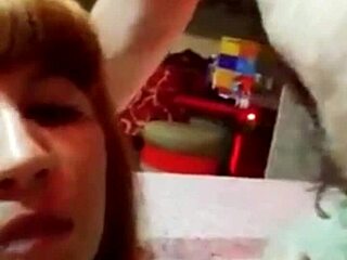 neighbor slut loves gulping my hot cum down her throat! 😍💦👅