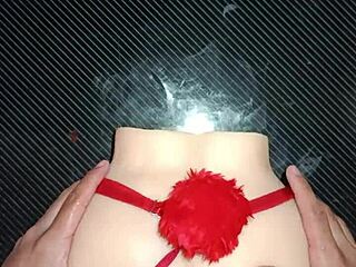 candy, bend over in sexy red thong for deep anal pounding!