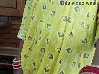 gorgeous babe bends over for doggystyle with horny fingering play