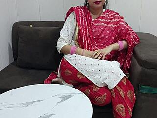 Schoolgirl and tutor fuck wildly in hindi moans