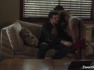 Ana Foxxx craves huge white cock 💦