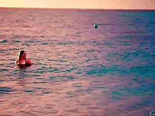 cute blonde milf and friend lick pussy on bed intimately