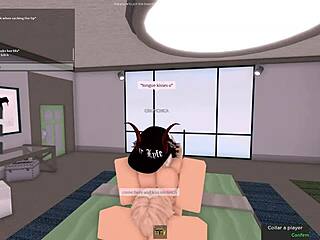 blonde roblox slut deepthroats then rides white cock wildly