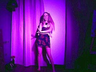 Relaxing French Blonde Teases With No-Sex Striptease Dance!