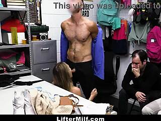 kenzie love gets dirty with mall officer to dodge trouble 😈👮‍♂️🔥