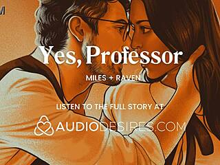 naughty student tempts dom professor for hard cock cum after class