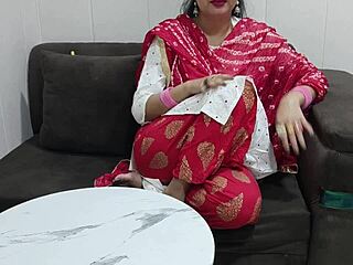 Schoolgirl and tutor fuck wildly in hindi moans