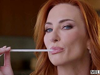 hey milfy redhead sophia locke, crave spit-roast by two huge bbc's?