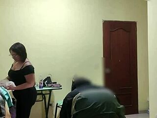 Chubby latina housewife gets roughly fucked in homemade roleplay