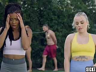 milf lumi ray shares toy with kira noir anna claire clouds