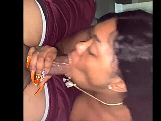 Sloppy blowjob from old pro hits deep