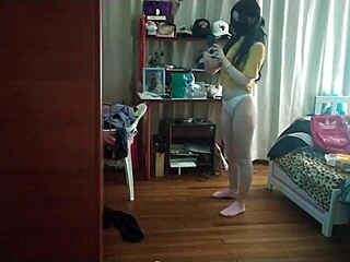 laura dances sexy in underwear before getting fucked hard