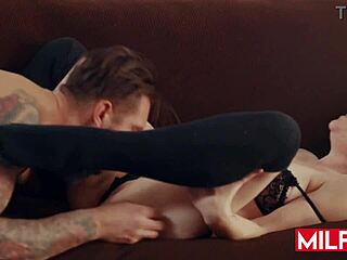 horny redhead milf fucks boss sucks hard