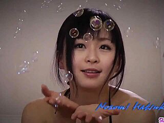 nozomi hatsuki nude with huge toy stuffed in her tight vag